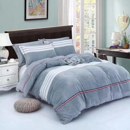 91家纺网 家纺一手货源 找家纺 （总）尚品凤凰2025新款高克重印花牛奶绒四件套-工艺款