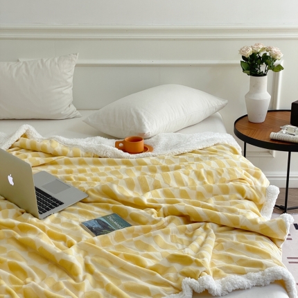 91家纺网 家纺一手货源 找家纺 （总）大彩家居2022秋冬双层牛奶绒羊羔绒毛毯直播爆款毯子