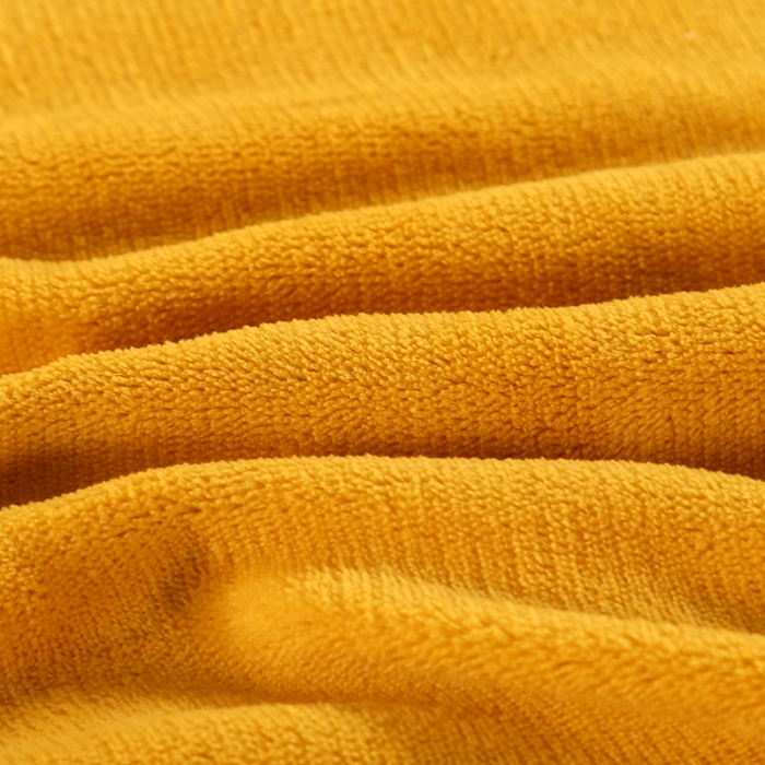 91家纺网 家纺一手货源 找家纺 富之航 2022新款纯色牛奶绒精美贴布绣四件套 亮黄