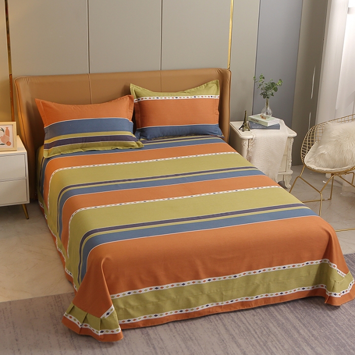 91家纺网 家纺一手货源 找家纺 晶缦2022新款全棉活性磨毛多规格单床单系列 印象空间