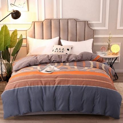 91家纺网 家纺一手货源 找家纺 晶缦2022新款全棉活性磨毛多规格单被套系列 利兹