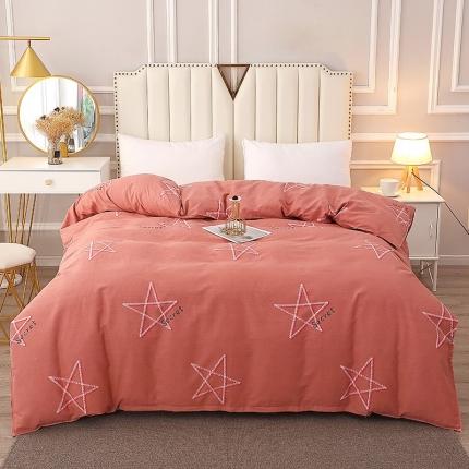 91家纺网 家纺一手货源 找家纺 晶缦2022新款全棉活性磨毛多规格单被套系列 未来之星粉