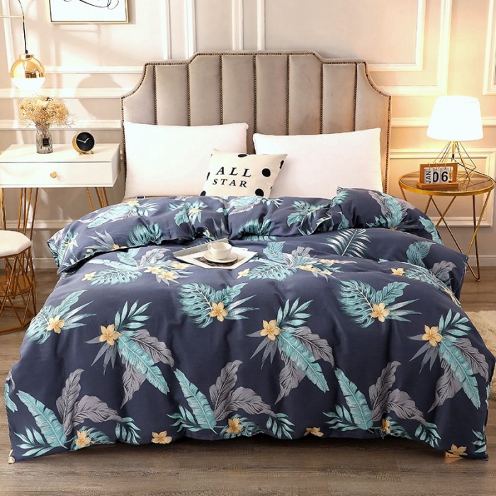 91家纺网 家纺一手货源 找家纺 晶缦2022新款全棉活性磨毛多规格单被套系列 热带罗林