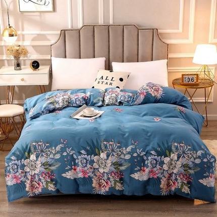 晶缦2022新款全棉活性磨毛多规格单被套系列 夜来香