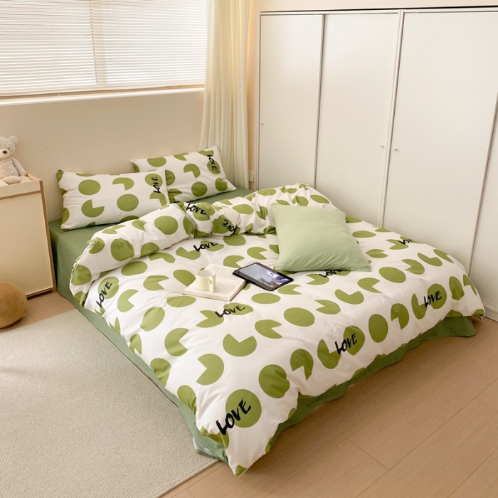 91家纺网 家纺一手货源 找家纺 昔可 2022新款全棉四件套影棚图1 日光岛屿