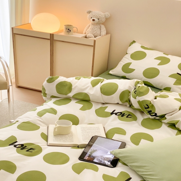 91家纺网 家纺一手货源 找家纺 昔可 2022新款全棉四件套影棚图1 日光岛屿