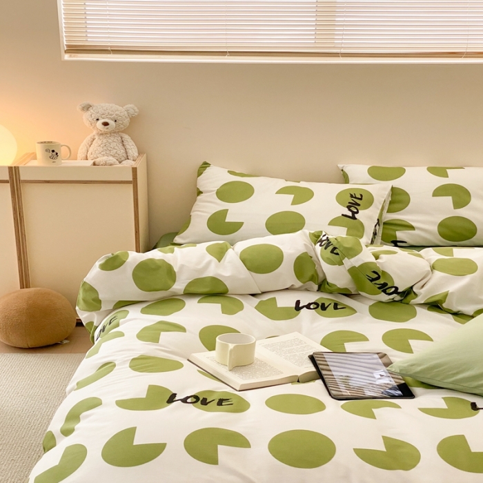 91家纺网 家纺一手货源 找家纺 昔可 2022新款全棉四件套影棚图1 日光岛屿