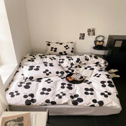 昔可 2022新款全棉四件套影棚图1 暗夜欧诺拉