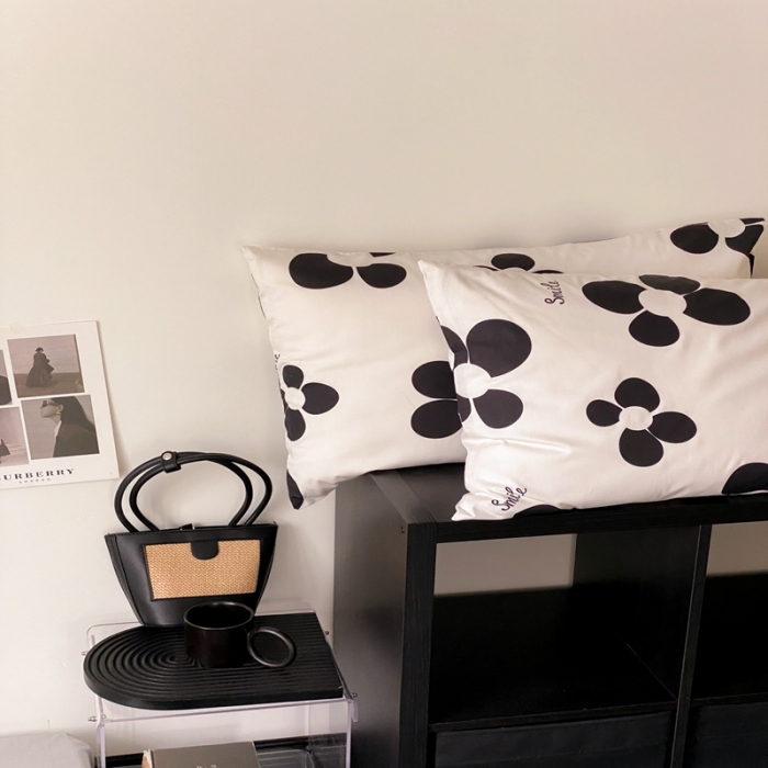 91家纺网 家纺一手货源 找家纺 昔可 2022新款全棉四件套影棚图1 暗夜欧诺拉