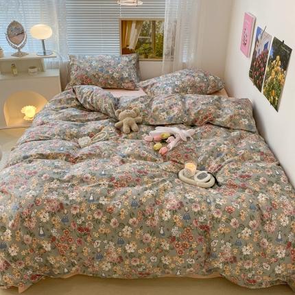 91家纺网 家纺一手货源 找家纺 昔可 2022新款爱丽丝梦游仙境系列四件套 公主的梦境