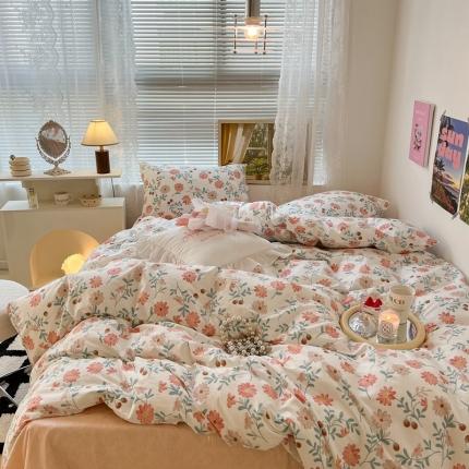 91家纺网 家纺一手货源 找家纺 昔可 2022新款爱丽丝梦游仙境系列四件套 秋日小雏菊