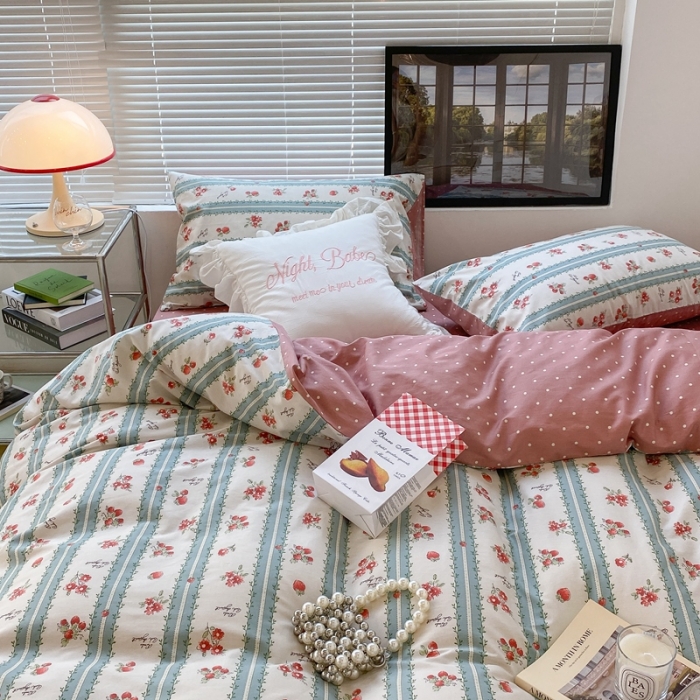 91家纺网 家纺一手货源 找家纺 （总）昔可 2022新款爱丽丝梦游仙境系列四件套