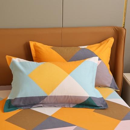 91家纺网 家纺一手货源 找家纺 （总）2023新款加厚活性全棉磨毛枕套单件单品印花纯棉枕套