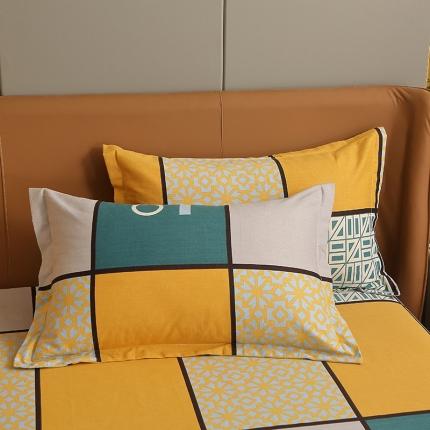 91家纺网 家纺一手货源 找家纺 （总）2023新款加厚活性全棉磨毛枕套单件单品印花纯棉枕套