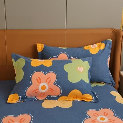 91家纺网 家纺一手货源 找家纺 （总）2023新款加厚活性全棉磨毛枕套单件单品印花纯棉枕套