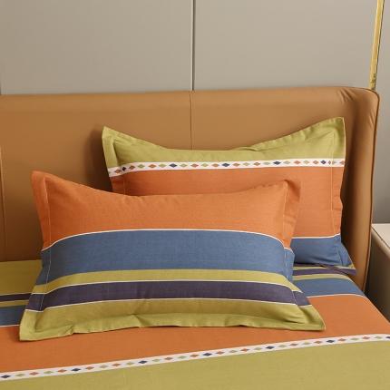 91家纺网 家纺一手货源 找家纺 （总）2023新款加厚活性全棉磨毛枕套单件单品印花纯棉枕套