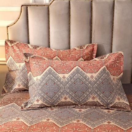 晶缦2022新款全棉活性磨毛多规格枕套一对系列 艾瑞思