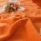 91家纺网 家纺一手货源 找家纺 莱登卡奴2022新款牛奶绒华芙格双层复合四季盖毯休闲毯复古橙