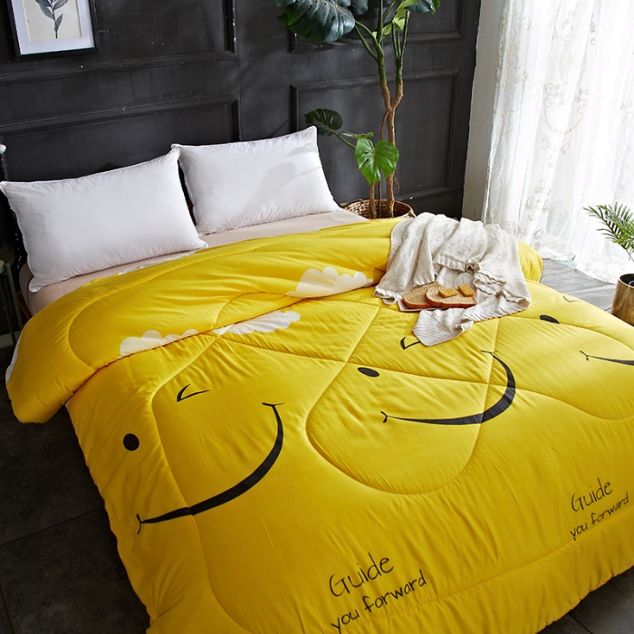 91家纺网 家纺一手货源 找家纺 （总）百花王 2022新款印花礼品冬被子被芯（花型随机）