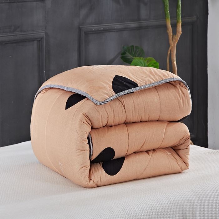 91家纺网 家纺一手货源 找家纺 百花王 2022新款印花礼品冬被子被芯（花型随机） 爱心