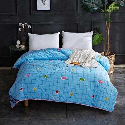 百花王 2022新款印花礼品冬被子被芯（花型随机） 富贵格