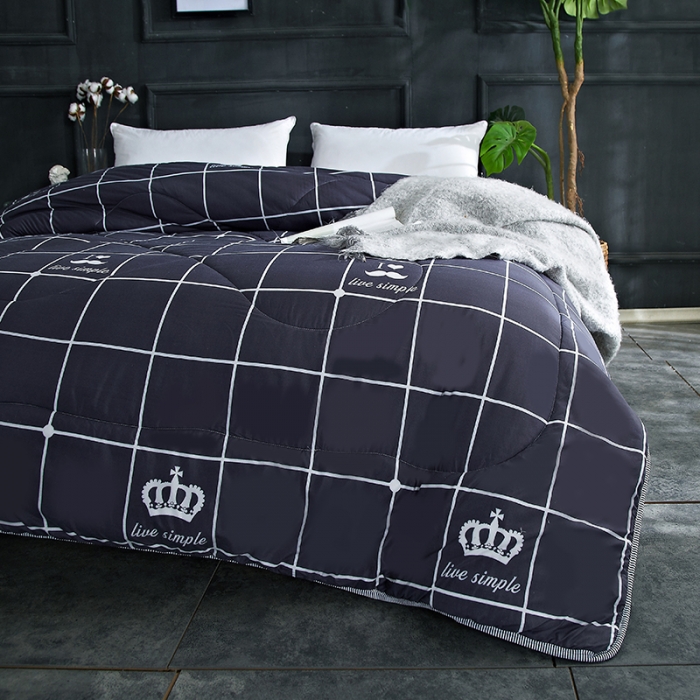 91家纺网 家纺一手货源 找家纺 百花王 2022新款印花礼品冬被子被芯（花型随机） 简单爱