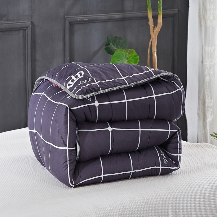 91家纺网 家纺一手货源 找家纺 百花王 2022新款印花礼品冬被子被芯（花型随机） 简单爱