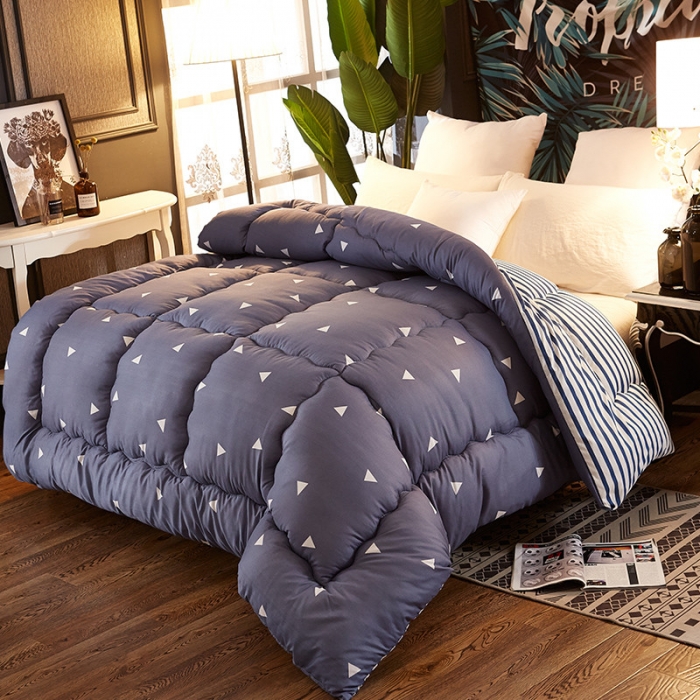 91家纺网 家纺一手货源 找家纺 百花王 2022新款印花礼品冬被子被芯（花型随机） 思绪