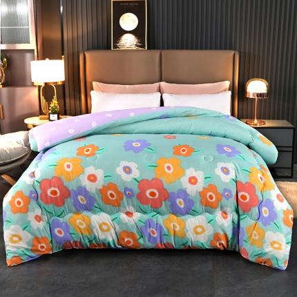 百花王 2022新款印花礼品冬被子被芯（花型随机） 爱的花海