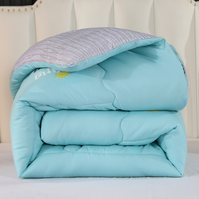 91家纺网 家纺一手货源 找家纺 百花王 2022新款印花礼品冬被子被芯（花型随机） 皇冠