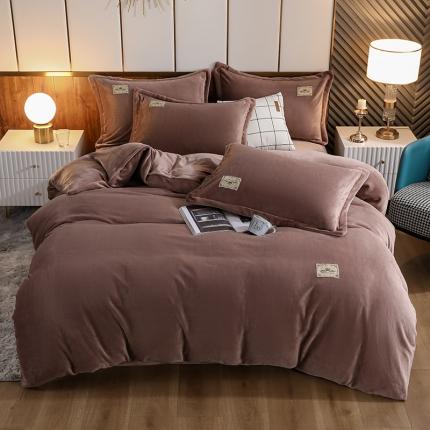 91家纺网 家纺一手货源 找家纺 优姿2022新款9斤重牛奶棉床裙款四件套