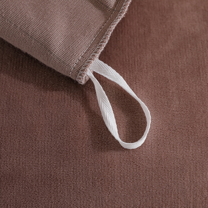 91家纺网 家纺一手货源 找家纺 优姿2022新款9斤重牛奶棉床裙款四件套 豆沙驼