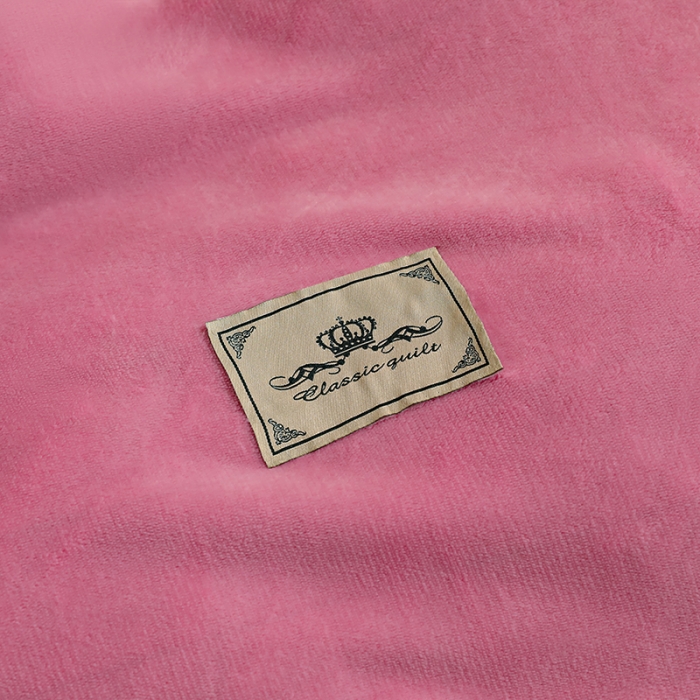 91家纺网 家纺一手货源 找家纺 优姿2022新款9斤重牛奶棉床裙款四件套 少女粉