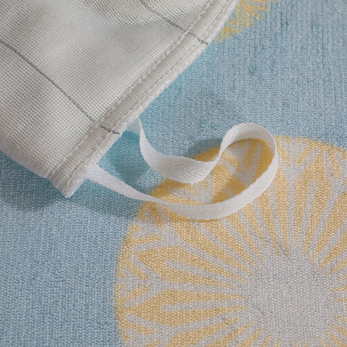 91家纺网 家纺一手货源 找家纺 优姿2022新款9斤重牛奶棉床裙款四件套 夏日幽香-米