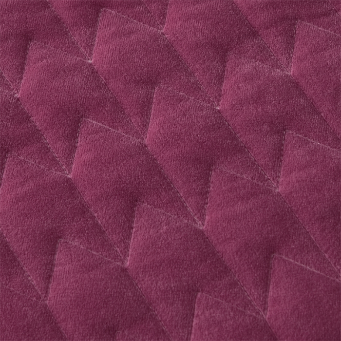 91家纺网 家纺一手货源 找家纺 恒爱 2022秋冬新款A类宝宝绒轻奢刺绣床笠 轻奢床笠深豆沙