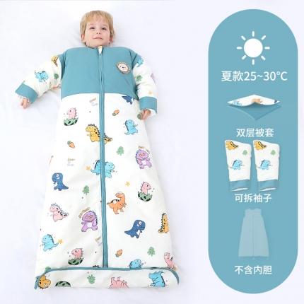 91家纺网 家纺一手货源 找家纺 婴儿全棉睡袋春秋冬季薄款宝宝儿童中大童加厚防踢被被子四季通用