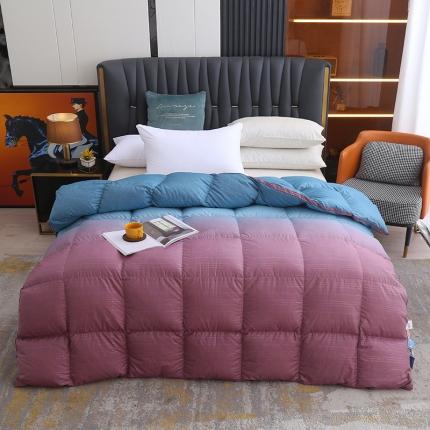 91家纺网 家纺一手货源 找家纺 加密匹马棉银离子抗菌面料 羽绒被新款米兰风情鹅绒被