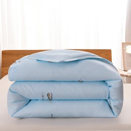圣楚 2024新款秋冬暖眠大豆纤维冬被被子被芯直播爆款 相思蓝