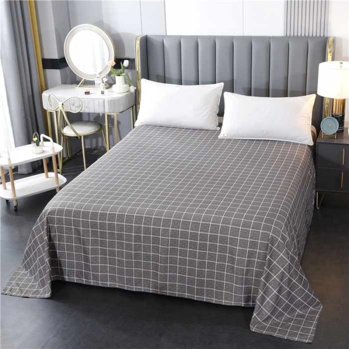 91家纺网 家纺一手货源 找家纺 赫然家纺 新款80g芦荟棉单品床单 遐想