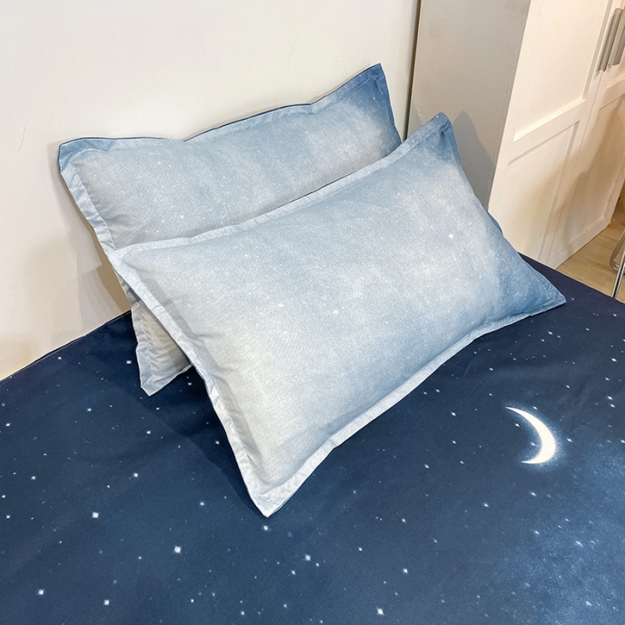 91家纺网 家纺一手货源 找家纺 赫然家纺 新款舒适柔软亲肤爆款芦荟棉四件套货源充足夜空