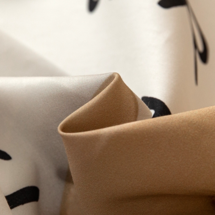 91家纺网 家纺一手货源 找家纺 安莱生活2022八月如歌ins韩风60支数码印花四件套 八月如歌-焦糖