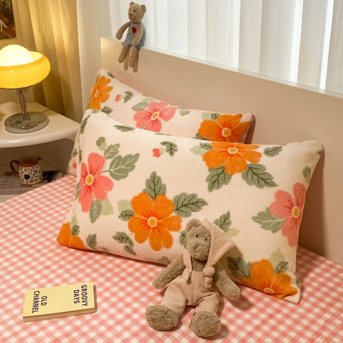 91家纺网 家纺一手货源 找家纺 大渔生活 2024新款牛奶绒印花系列四件套 着迷