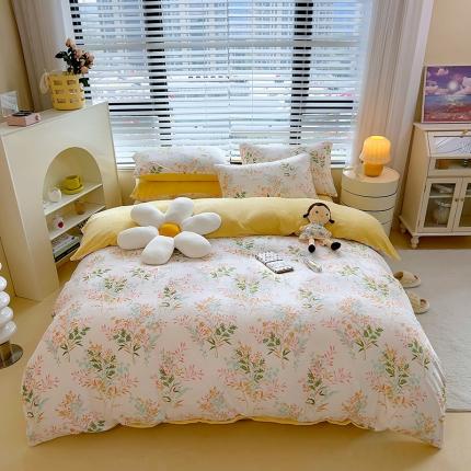 91家纺网 家纺一手货源 找家纺 (总) 麦瑞家纺 2024新款水晶绒牛奶绒四件套