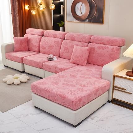 91家纺网 家纺一手货源 找家纺 （总）逐日沙发套 2023新款阳离子雕花沙发套