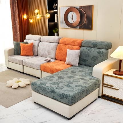 91家纺网 家纺一手货源 找家纺 （总）逐日沙发套 2023新款阳离子雕花沙发套