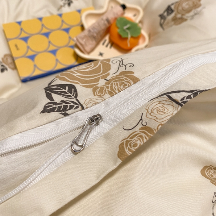 91家纺网 家纺一手货源 找家纺 （总）晨希 2022新款清新全棉印花四件套