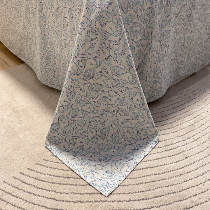 91家纺网 家纺一手货源 找家纺 晨希 2022新款清新全棉印花四件套 大鱼海棠