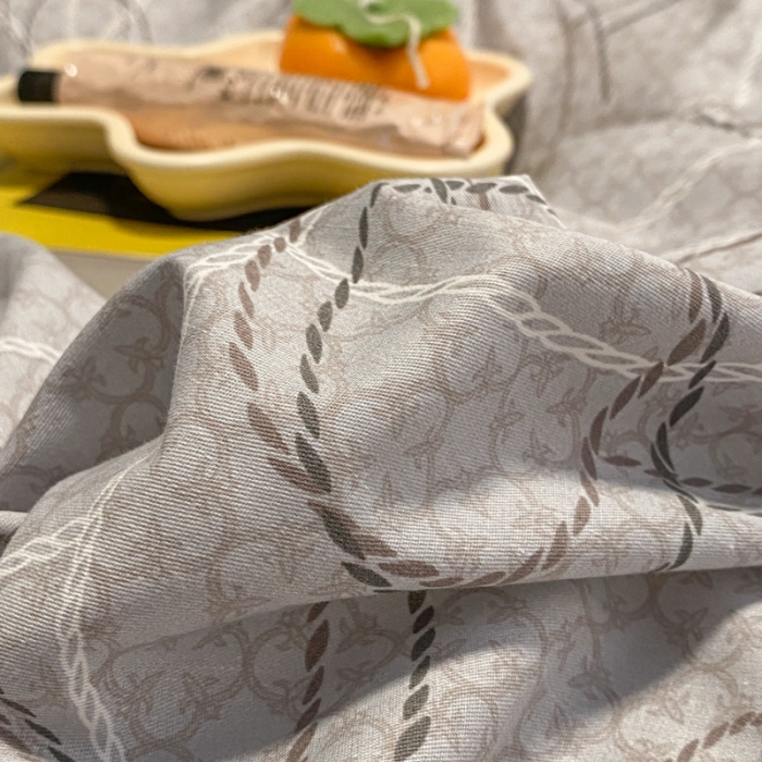 91家纺网 家纺一手货源 找家纺 晨希 2022新款清新全棉印花四件套 岁月