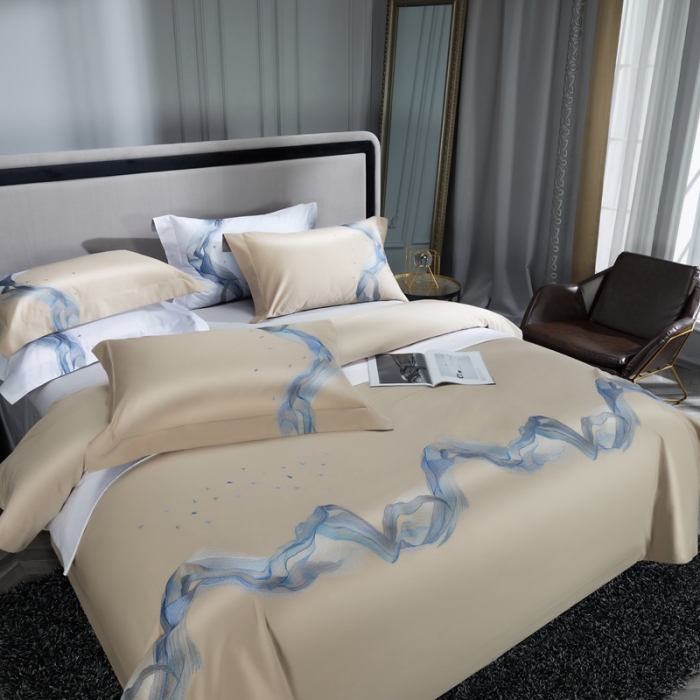 91家纺网 家纺一手货源 找家纺 （总）缔缦 22新款100s澳棉全工艺秋冬居家四件套-奥赛