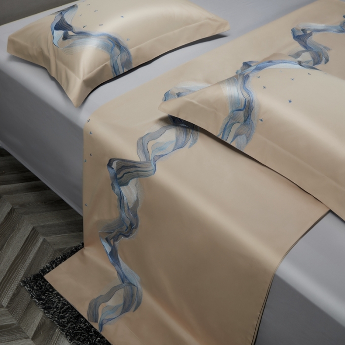 91家纺网 家纺一手货源 找家纺 （总）缔缦 22新款100s澳棉全工艺秋冬居家四件套-奥赛